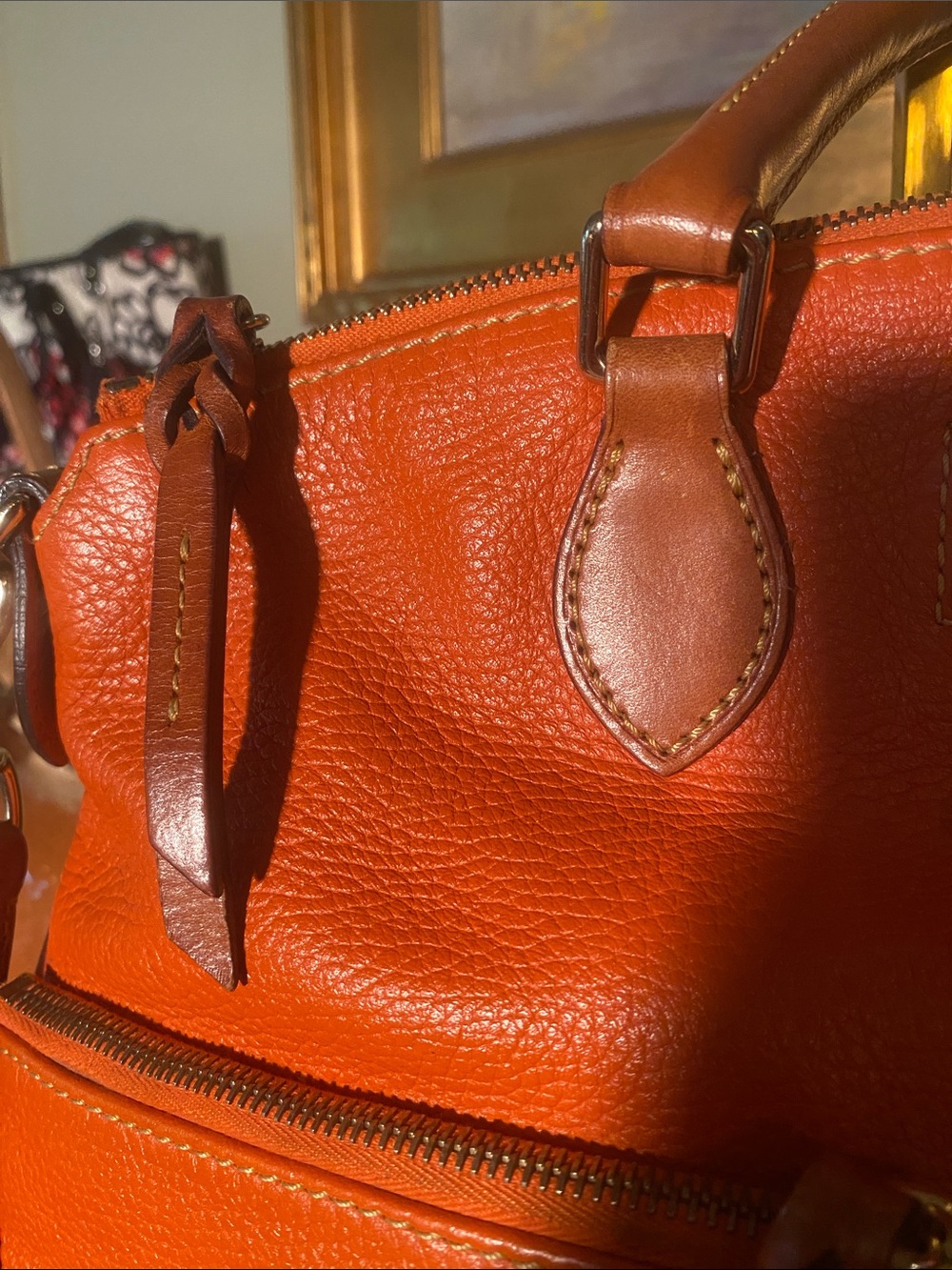 Dooney & Bourke Dillen Double Pocket Satchel Crossbody Shoulder Handbag - Picture 13 of 15